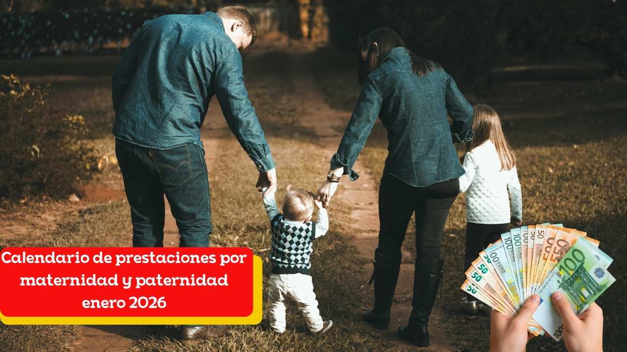 Calendario de prestaciones por maternidad y paternidad enero 2026