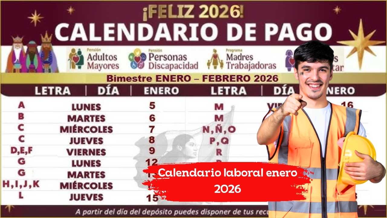 Calendario laboral enero 2026: festivos, pagos y días clave para tu bolsillo