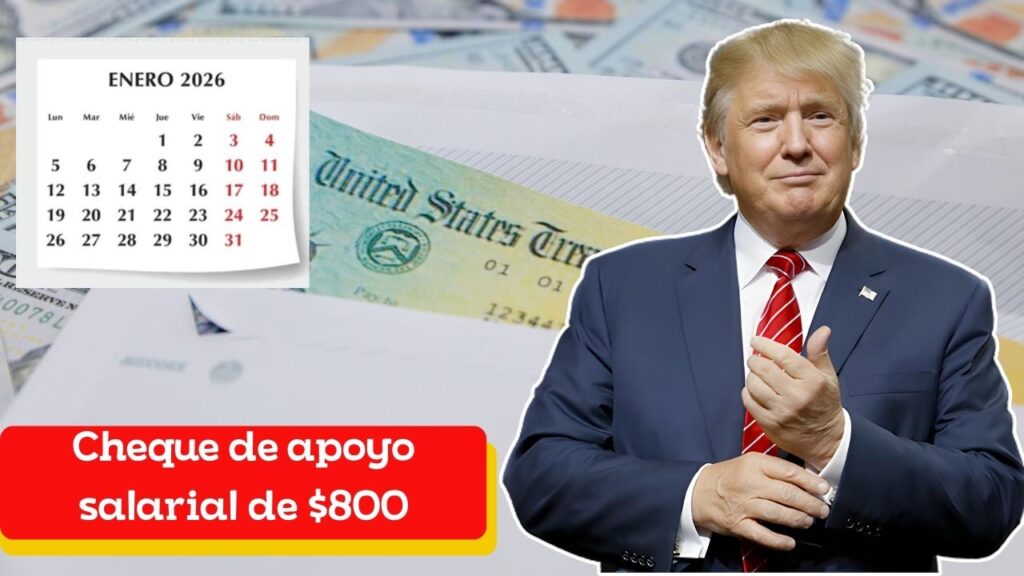 Cheque de apoyo salarial de $800: requisitos y fechas de depósito confirmadas
