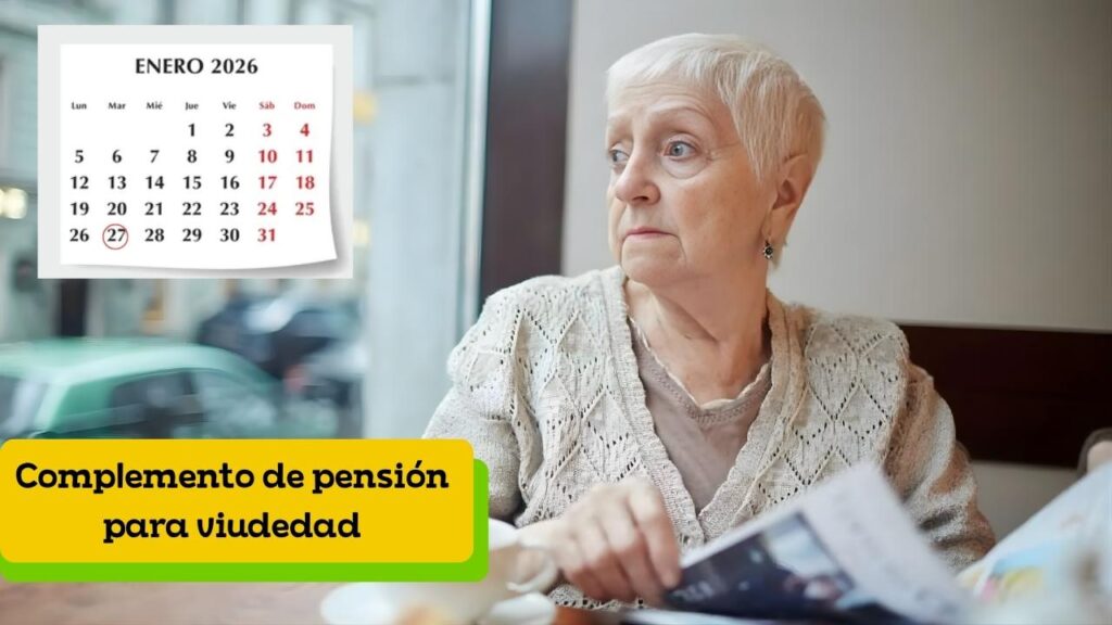 Complemento de pensión para viudedad: cuánto se cobra y cuándo llega en enero